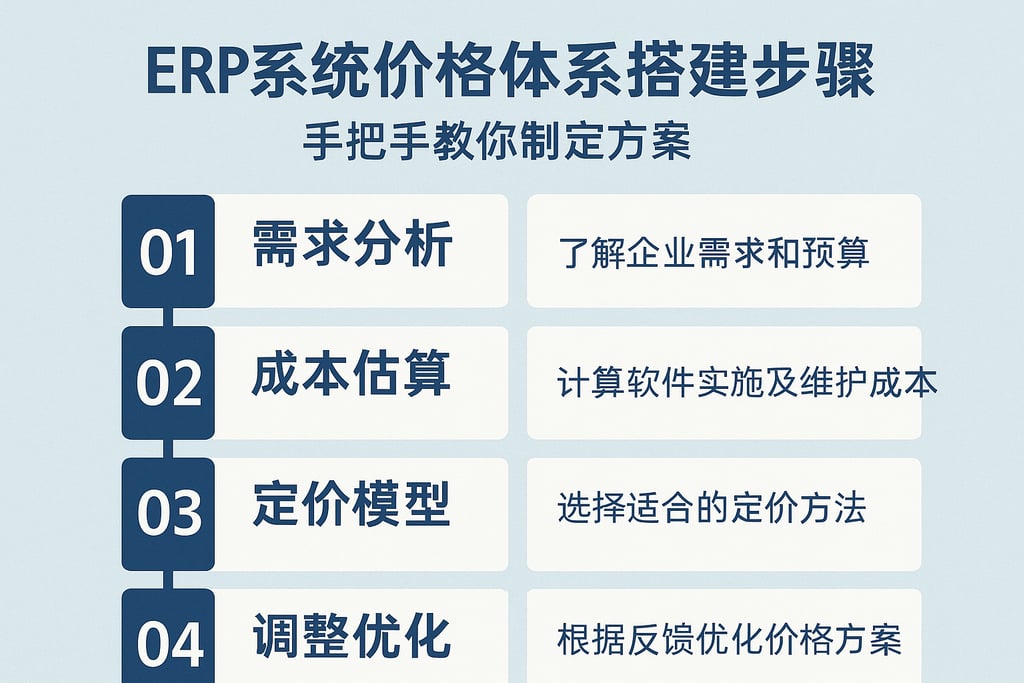 ERP 系统价格体系搭建步骤，手把手教你制定方案